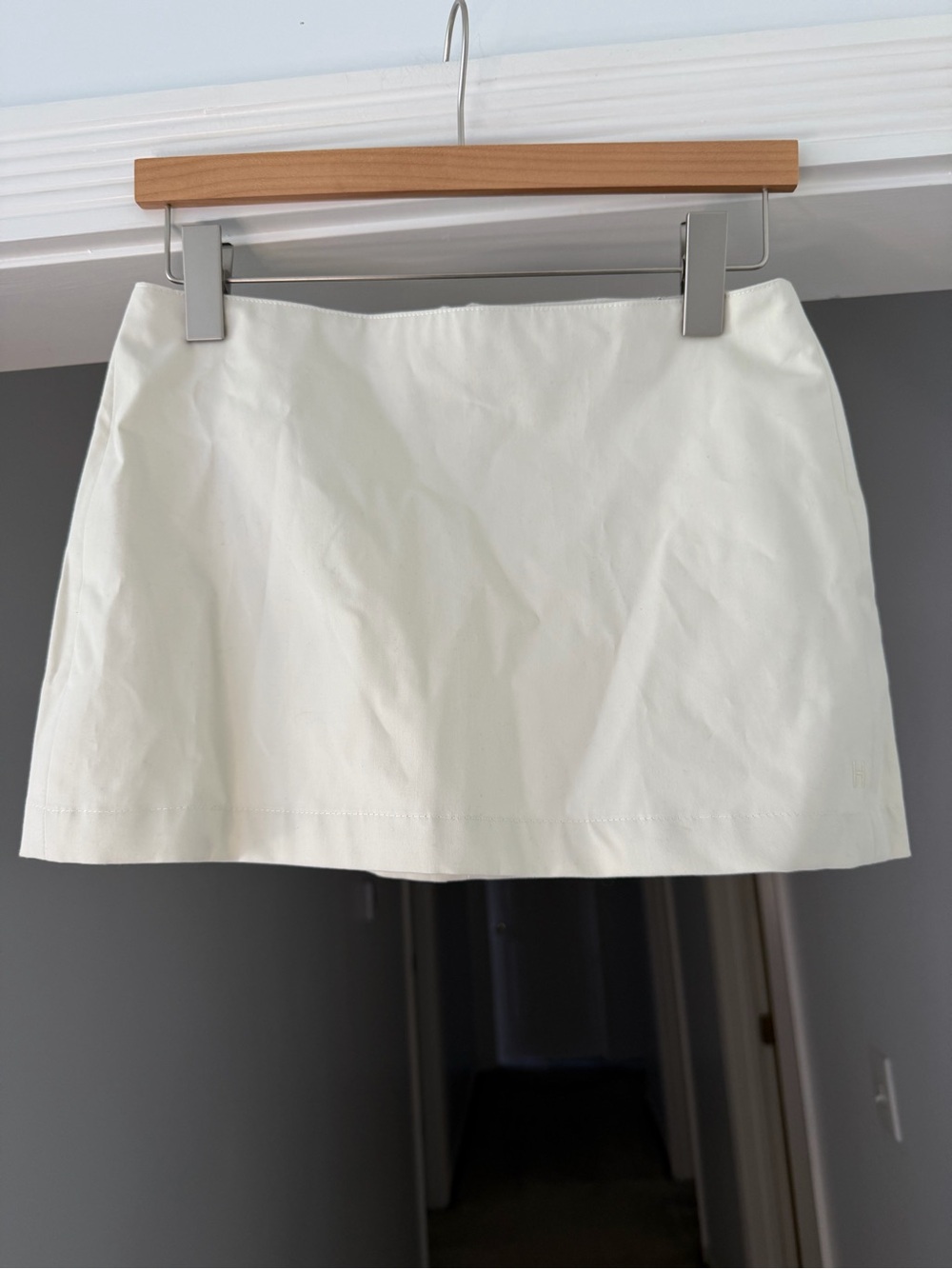 Hypeach White Women's Mini Skirt